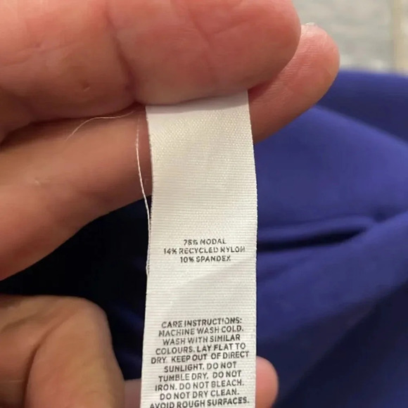 Leze Kendal Pant Navy Women’s Size S Elastic Waist Pockets Sweatpants Joggers - Picture 10 of 12